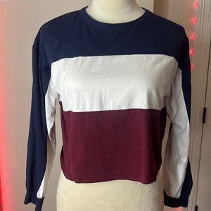 cropped long sleeve